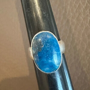 Shattuckitein Quartz Ring Sterling Rare Stone